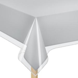 Elaine Karen Clear Plastic Table Cover Protector 100% Waterproof Table Protector Crystal Clear Plastic Tablecloth Cover for Dining Table Heavy Duty Vinyl, 54" x 72" Rectangle (54" x 72" (Rectangular), Rectangle)