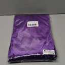 LHJ Unisex Full Length Hooded Robe Cloak Long Velvet Cape Cosplay Costume (Purple)