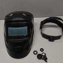 Auto Darkening Welding Helmet, True Color Welding Hood, 1/25000s Response Time, Arc Sensor, Solar Powered Welder Hood Mask, Suitable for TIG MIG STICK CUT GRIND
