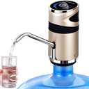 Water Pump for 5 Gallon Jug, Electric 5 Gallon Water Dispenser USB Charging Water Bottle Pump Universal Water Jug Dispenser with Child Lock and Automatic Off
