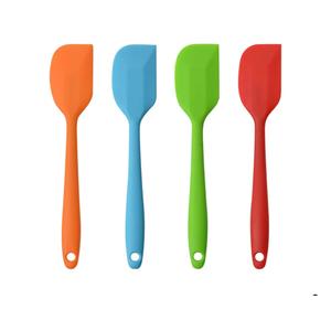 Silicone Spatulas, 11 inch Rubber Spatula Heat Resistant Seamless One Piece Design Non-Stick Flexible Scrapers Baking Mixing Tool (4 Piece)