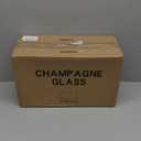 Elegant Champagne Glasses Set of 16, Long Stem Glass Champagne Flutes for Mimosa, Sparking Wine, Wedding, Party - 6 oz, Clear