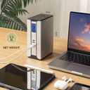 SKE Mini UPS 30000mAh Battery Backup & Surge Protector Uninterruptible Power Supply UPS for Router Modem PoE DC USB Type-C Ports Sirius