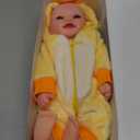 BABESIDE Lightweight Baby Doll Set  15" Realistic Soft Doll for Girls, Easy to Carry & Hug  Pretend Play & Gift (Yellow)