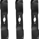 3 Pack 742P05094 High Lift Lawn Mower Bagging Blades - Replace Cub Cadet/MTD/Troy Bilt 742-05094 742P05094-L Fits Enduro XT1-LT50 Ultima ZT1-50 ZT2-50 ZTS2 50 - for 50" Deck Lawn Mower