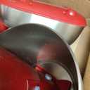 Hamilton Beach Classic Stand and Hand Mixer, 4 Quarts, 6 Speeds with QuickBurst, Bowl Rest, 290 Watts Peak Power, Red (64654)