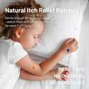 Bite Itch Relief Patches for Kids and Adult, Colorful Itch Relief Stickers, Natural Anti Itch Patches - Summer Travel and Camping Essential (72 Counts)