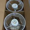 Sucolite Small 11.8" Table Lamps Set of 2, Bedside Nightstand Lamps for Bedroom Kid’s Room, Cute Desk Lamps with Studded Texture Base for Reading Nursery Living Room Office, White