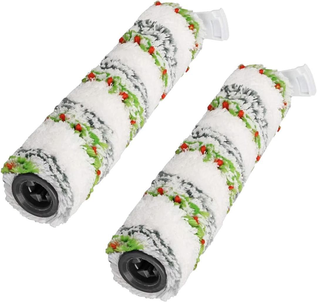 Fuyoda Brush Roll for Bissell CrossWave Cordless Max Series 2554 2590 2593 2596 Vacuum, Replace Brush for Bissell Multi Surface Pet Brush Roll 2788, Replace Part 1618641.(2 Pack)