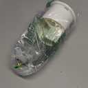 QIYVLOS Toothbrush Holders with Sliding Lid, Rotating 3 Slots Bathroom Organizer Countertop, Tooth Brush Toothpaste Holder Bathroom Counter Stand Sink Organizer Caddy for Vanity Makeup Brushes Holder (White+Transparent Black)