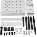 maXpeedingrods Universal Drill Press Support Plate Tool Set, 30 Ton Base Hub Bearing and Bushing Repair Tool