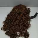 Chocolate Brown HD Lace Front Wigs Human Hair 180% Density 13x4 Water Curly Lace Front Wigs Human Hair Pre Plucked Glueless Wigs Human Hair for Black Women (20Inch, Brown)