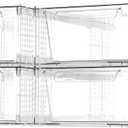 4 Pack Clear Stackable Storage Drawers, 3.95" H Easily Assemble Acrylic Organizer Bins - Multi-Use for Make up, Closet, Pantry, Bathroom, Medicine, Kitchen Cabinet & Undersink Organization