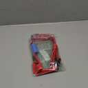 AUBELL Reflective Tactical Dog Collar,Adjustable Military Heavy Duty K9 Collars with Handle and Quick Release Metal Buckle Great for Large Dogs, with Airtag Case and 2 Patches (Red,L)