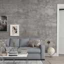 3yecao 31"×591" 3D Extra Wide Thick Grey Concrete Wallpaper Peel Stick Large Size Light Gray Concrete Cement Contact Paper Vinyl Stained Matte Textured Wall Sticker for Office Bathroom Bedroom Walls