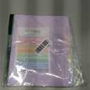 SKYDUE 8 Tab Write & Erase Plastic Dividers for 3 Ring Binders, 2 Sets