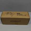 Zakkart Cat Perch for Window Sill with Bolster - Orthopedic Hammock Design with Premium Hardwood & Robust Metal Frame - Cat Window Seat for Large Cats and Kittens - Dark Stained Wood Gray Bed, 24''W