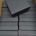 Batiyeer 48 Packs Black Jewelry Gift Boxes Bulk Cardboard Small Square Jewelry Box for Necklace Earring Ring Bracelet (3.2 x 3.2 x 1.4 Inches)