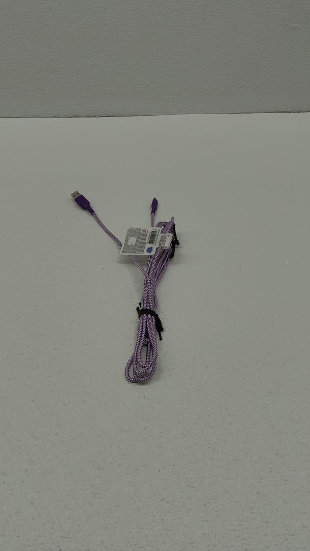 CCY- LIGHTWEIGHT 10 FT BRAIDED CABLE - PURPLE