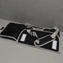 MENZOKE Kids Travel Tray for Toddler Car Seat, Toddler Gift for Boy Activities with Dry Erase Board & iPad Holder Stand, Road Trip Essentials Accessories Lap Tray for Boy as Birthday Gift, Black