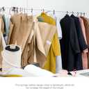 Uonlytech Anti-Slip Sponge Hanger Covers Clothing Hanger Protective Covers for Shoulder Protection Soft Foam Sleeve for Clothes Storage 13.77 X 3.14 X 0.11 in