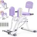 Hip Abduction Adduction Machine, Inner Outer Thigh 5-Level Home Gym | Compact Space-saving Hip Machine for Women.29-165lbs Adjustable Resistance.Glute & Leg Strength Training.Easy Storage, Smooth