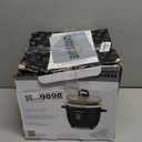 Elite Gourmet ERC2010B Electric Rice Cooker with Stainless Steel Inner Pot Makes Soups, Stews, Porridge's, Grains and Cereals, 10 cups cooked (5 Cups uncooked), Black