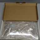 Clear License Plate Covers,Unbreakable License Plate Protector,12.08 * 6.02 Universal Clear Flat Cover Frame for Car Tag Shields with Screws(2 Pack)