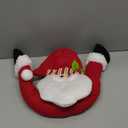 Fengek Christmas Tree Topper Santa Head Hugger for Christmas Tree Decoration Party Home Ornament (29.1 x 9.45 Inch)