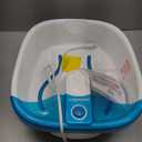 Homedics Bubble Mate Foot Spa, Toe Touch Controlled Foot Bath with Invigorating Bubbles and Splash Proof, Raised Massage Nodes and Removable Pumice Stone