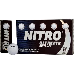 Nitro High-Durability Golf Balls (15 pack, White)