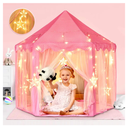 wilwolfer Princess Tent for Girls with Large Star Lights, Kids Play Tent Large Space Playhouse for Children Indoor Games, Gift Toy for Kids Girls & Boys