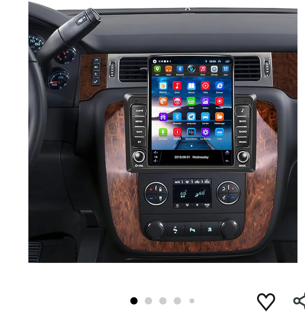 Adapter May Be Needed for Top Trim [4+64G] Android 13 Car Stereo with Wireless Carplay & Android Auto for Chevy for GMC 2007-2014 Radio Upgrade with AHD Camera,GPS Navigation,SWC,WiFi,FM,Bluetooth