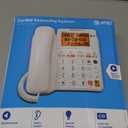 AT&T CL4940 Corded Answering System with Backlit Display, White, Display Dial, Mute, Last Number Redial, Flash, Clearspeak Dial-in-Base Speakerphone, Caller ID/Call Waiting, Audible Message Alert