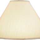 Aspen Creative 32208A Hardback Empire Spider Lamp Shade in Pearl White, 6" Top x 19" Bottom x 12" Slant Height
