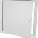 Premier Access Doors 12 x 12 Flush Mount Steel Access Panel for Drywall, Powder Coated White