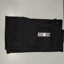 KDF Women's Cropped Straight Leg Jeans - High Waisted Jeans for Women 7/8 Length Denim Pants Black Size 6