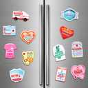 Fancy Land 12Pcs Nurse Magnets for Refrigerator Funny Nursing Magnet Stickers for Locker Nurse Week Gifts for Medical Students Assistants Appreciation Supplies Exchange Gag Favors
