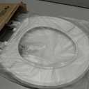 Bemis 730SLEC Slow Close Toilet Seat, Easy Clean Hinges and Durable Plastic Seat, Made in USA, Round, White