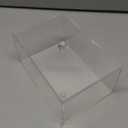 Maitys 1 Pcs Acrylic Laundry Dryer Sheet Holder Clear Dryer Sheets Dispenser Container with Lid (Classic Style)