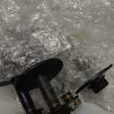 24'' Mobile Home Anchors, Set of 4 Ground Anchors Screw in with Brackets and Drill Bit Storage Shed Anchor Kit Swing Anchor Kits Heavy Duty Spiral Garden Earth Anchors for Trampoline Fence (Black)