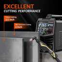 GZ GUOZHI Plasma Cutter 65Amp High Frequency Non-Touch Arc Digital Screen Display DC Inverter 110/220V Dual Voltage Blowback Plasma Cutting Machine CUT-65HFLED