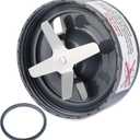 Blender Blade Replacement  Replacement Blade Compatible with NutriBullet 900W/600W  Cross Blender Blade with O-Ring Sealing Gasket  Premium Stainless Steel Blade