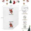 Dachshund Christmas Kitchen Towels, Weiner Dog Gifts for Women Men Dish Tea Towels, Dachshund Lover Gifts Decorative Hand Towel for Kitchen Bathroom Decor, 16x24 Inch
