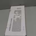 Wireless Keyboard and Mouse, Silent Keyboard Mouse Combo, Full-Sized Colorful Typewriter Keyboard with Round Keycaps, 2.4G Cute Mouse Compatible with PC/Laptop/Computer(Milk Tea)