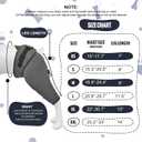 Dog Recovery Sleeve for Hind Leg, Adjustable Buckled Dog Recovery Suit as Cone Collar Alternative, Thick Rear Leg Sleeve to Prevent Licking Wound for Dogs, XS