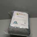 Dreaming Casa Darkening Black Velvet Curtains for Living Room Thermal Insulated Rod Pocket Back Tab Window Curtain for Bedroom 2 Panels 52" W x 84" L