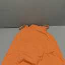 LTSCNRM Women's Athletic Dress with Built-in Shorts V Neck Spaghetti Strap Tennis Golf Summer Sundress (Orange)