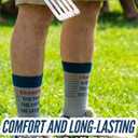 InnoBeta Grandpa Gifts, Gifts for Grandpa on Christmas, One Size Crew Socks, Im Just Resting My Eyes