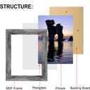 Pacome Picture Frames set with Two 11x14, Four 8x10, Four 5x7 Gallery Wall Frame Set,Collage Picture Frame,10Pack Farmhouse wood Photo Frames for living room Wall Gallery Decor or Desk,Rustic Black